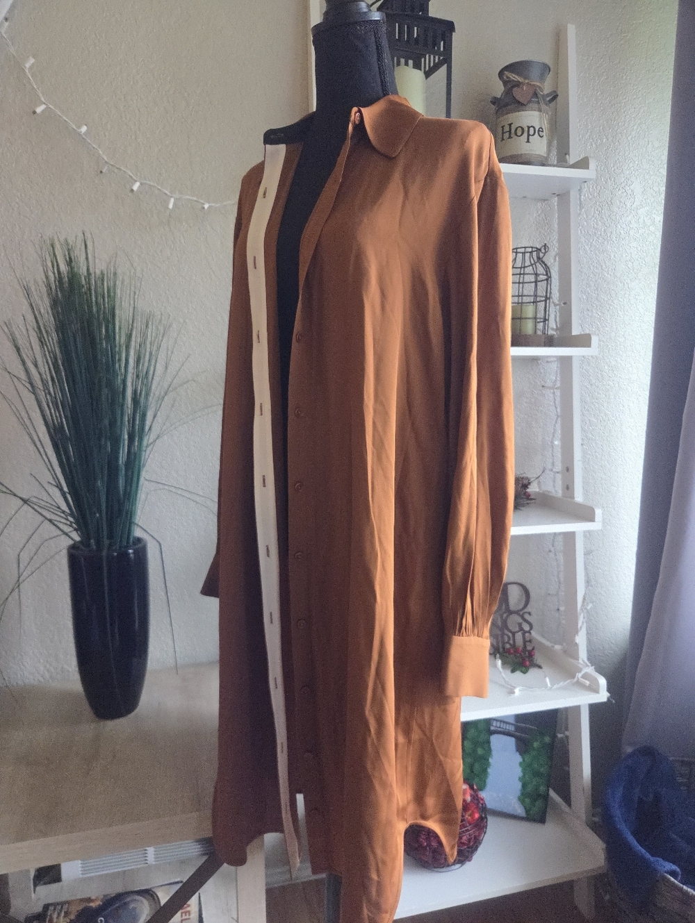 Diane von Furstenberg Silk Shirt Dress Size 6